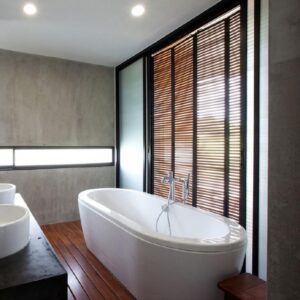 Wooden Venetian blinds